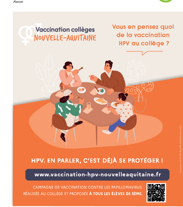 Campagne de vaccination au Collège #HPV