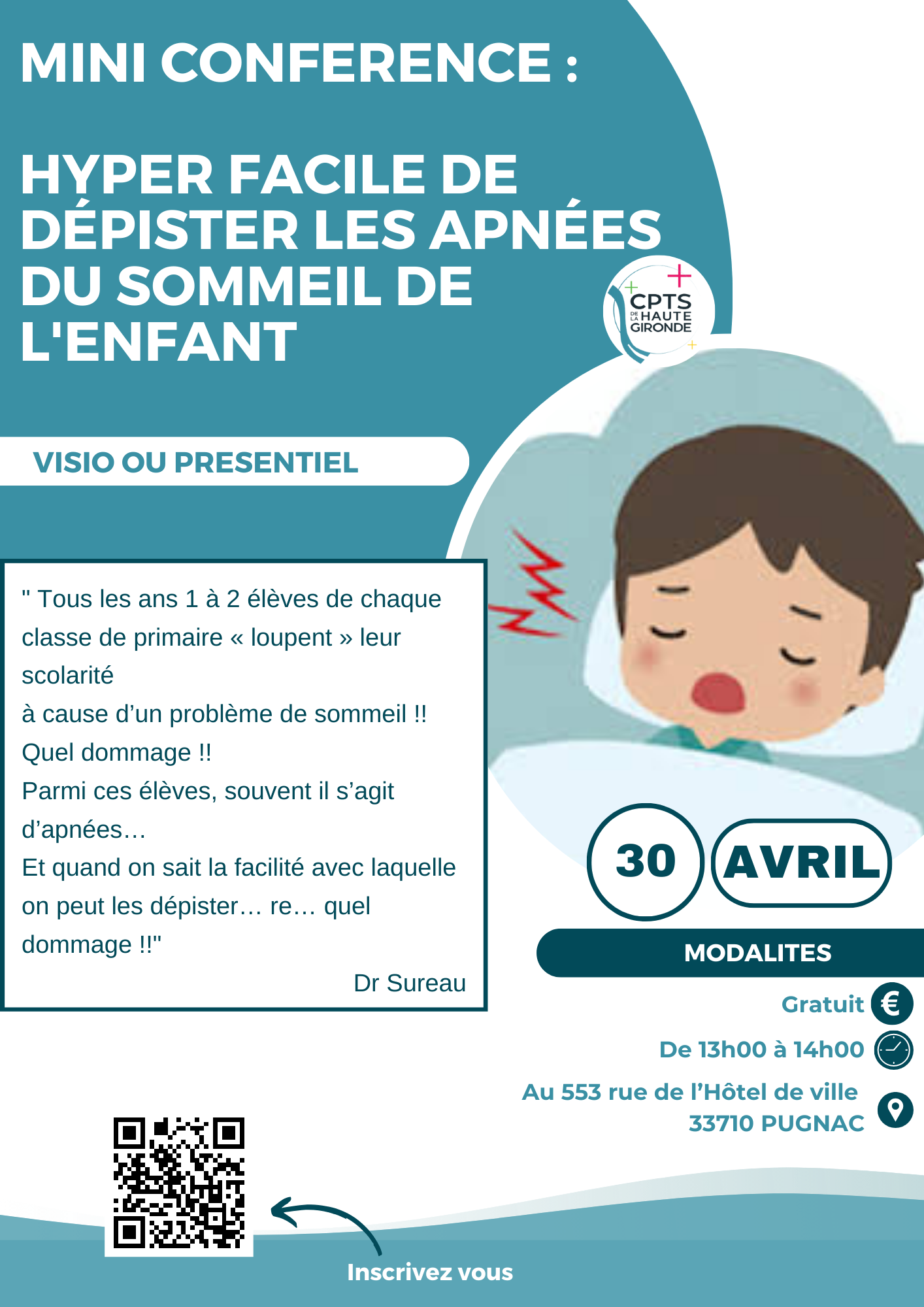 Hyper facile de dépister les apnées du sommeil de l’enfant