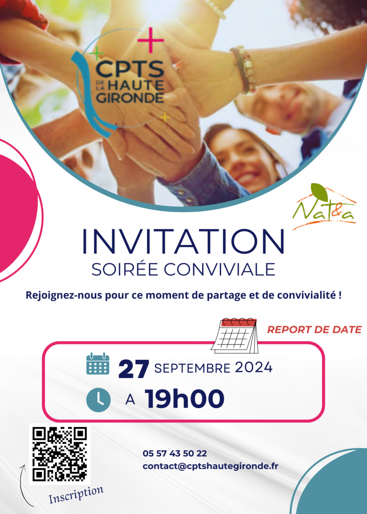 Invitation Soirée de cohésion