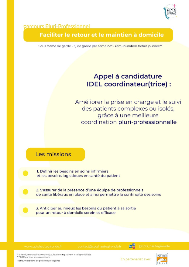 Appel à candidature : faciliter le retour et la continuité des soins après hospitalisations complexes