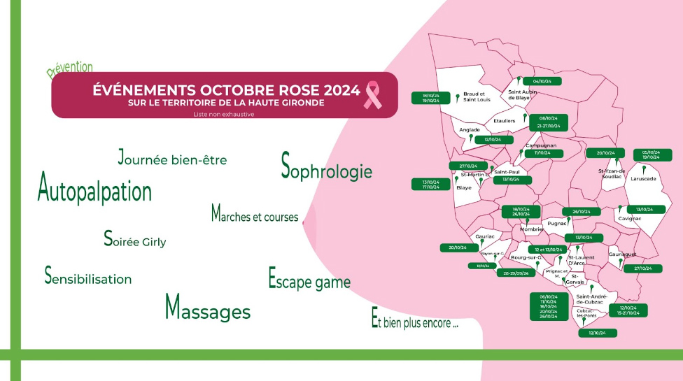 La Haute Gironde se mobilise pour Octobre rose !